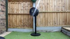 Shark FlexBreeze Portable Fan in a garden