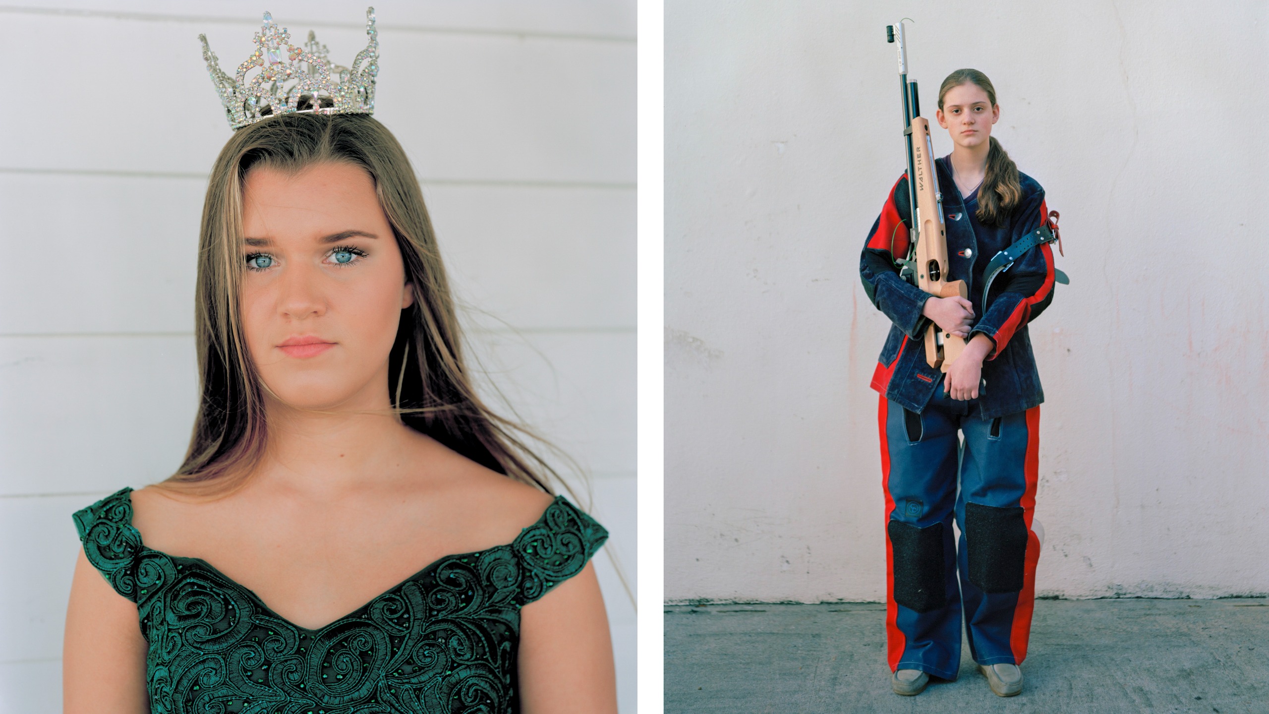 Photos of two young women by Eva Verbeeck