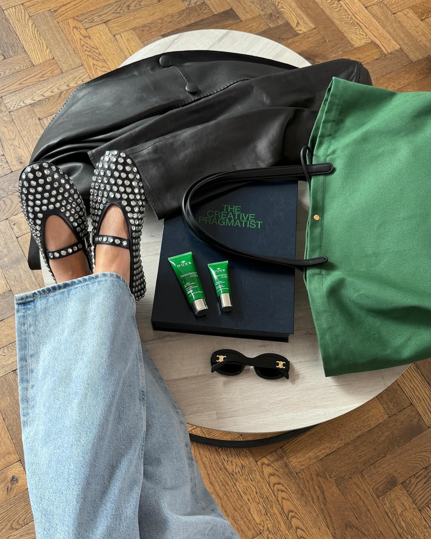 studded flat shoe trend