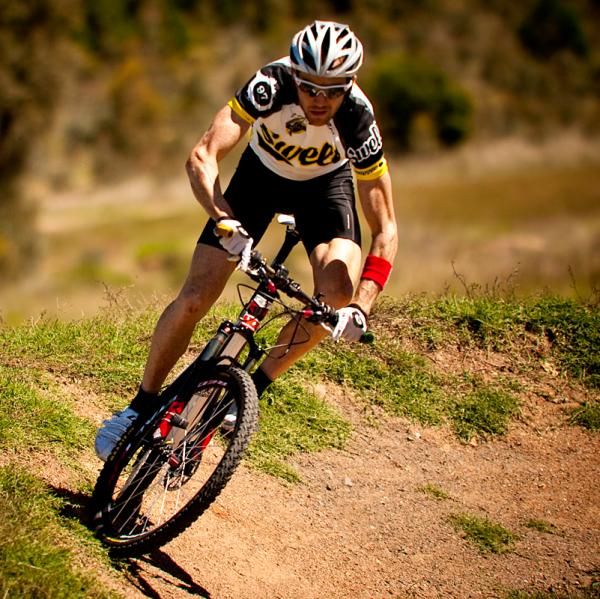 Andy Blair of the Swell-Redshift Mountain Bike Team