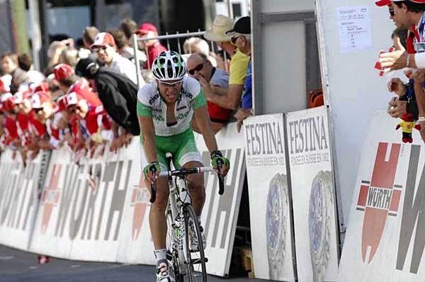 Matteo Carrara (Unibet) had a good day uphill