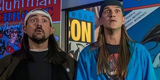 Jay and Silent Bob Reboot Silent Bob and Jay stand stunned at Chronic Con