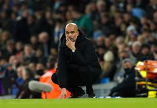 Manchester City manager Pep Guardiola missed a press conference on Friday after returning an inconclusive Covid-19 test
