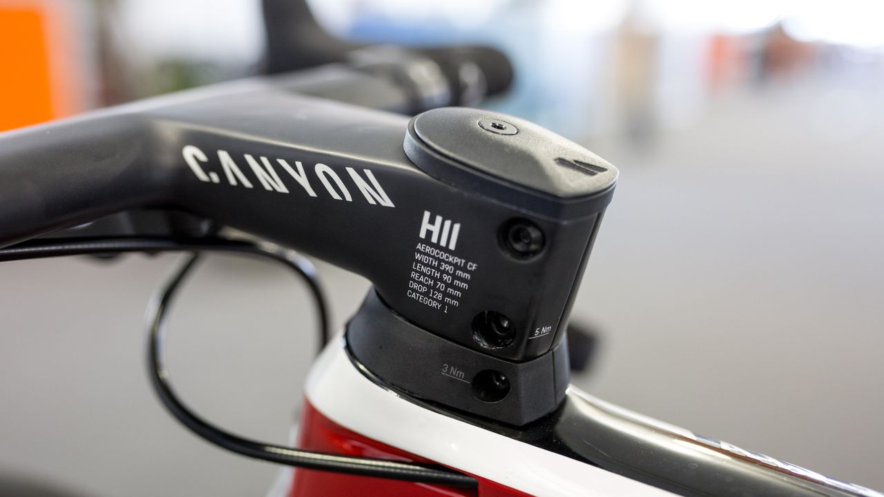 The handlebar and stem dimensions