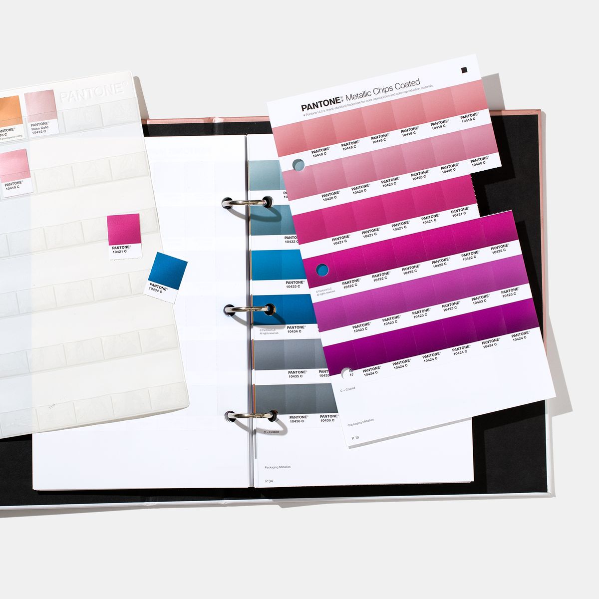 The Pantone Metallics Chips Book is on sale now