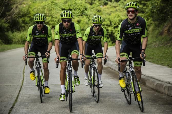 The British Virgin Islands provided varied terrain for the Cannondale-Garmin team