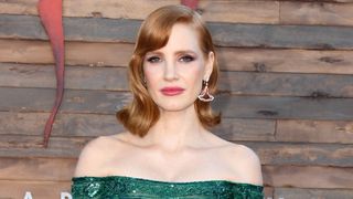 Jessica Chastain wearing the Hollywood bob