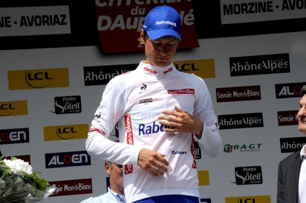 Wilco Kelderman (Rabobank) in the white jersey