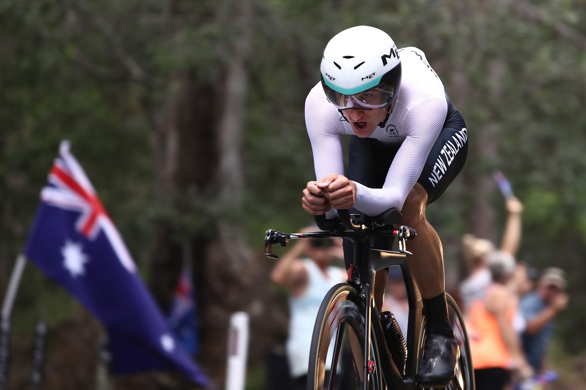 James Oram (New Zealand) riding to fifth