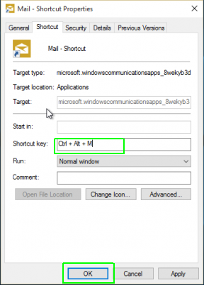 create keyboard shortcuts for text windows 10
