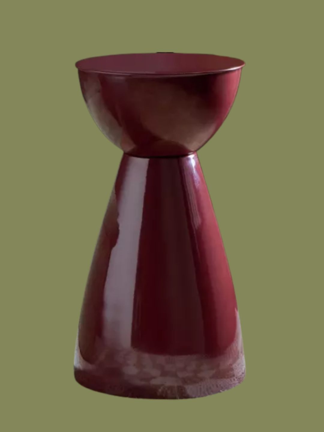 Habitat, Mel Side Table in Dark Red