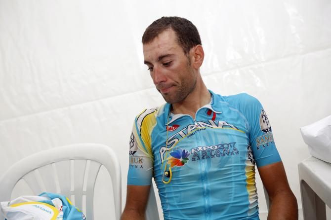 Vincenzo Nibali (Astana) tried to crack Horner