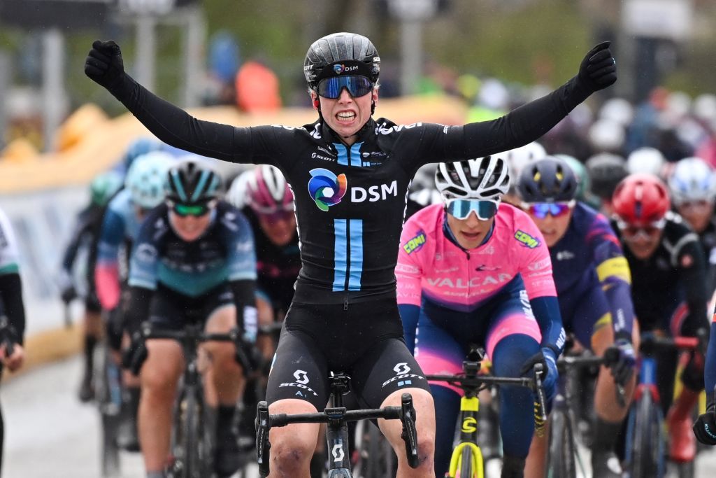 Lorena Wiebes (Team DSM) wins the first women's Scheldeprijs