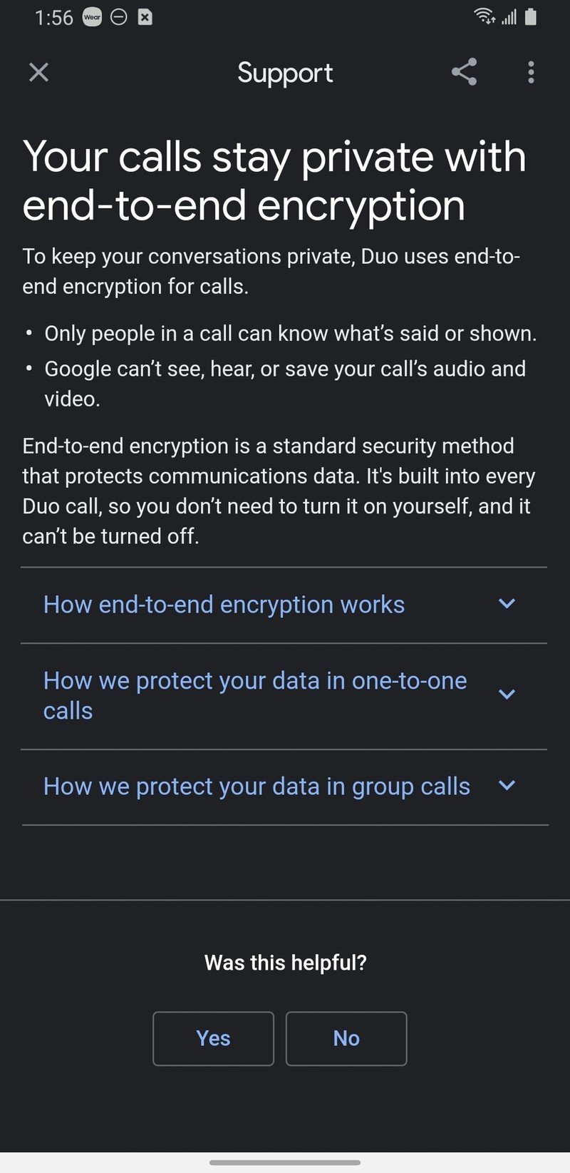 Google Duo Privacy 2