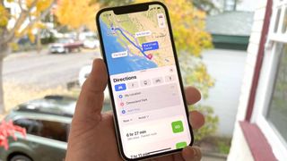 change the starting point in directions in iOS Maps