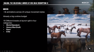 Rockstar talk on Red Dead's horses.