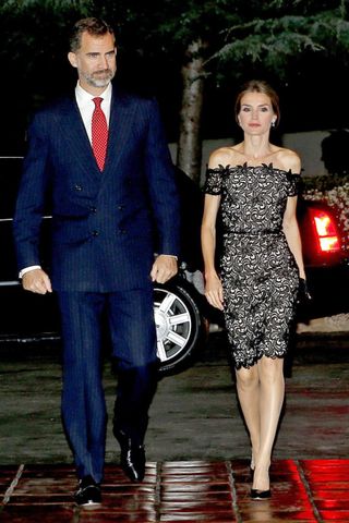 Crown Prince Felipe and Princess Letizia at the 18th Spain-US Forum, Santa Barbara, California, America