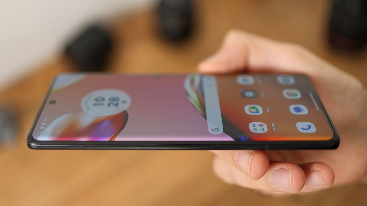 A photo of the Motorola Edge 40 Pro flagship smartphone
