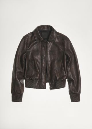 Leather Bomber Jacket - Women | Mango Usa