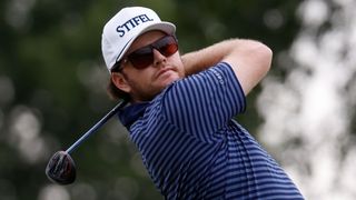 Harry Higgs takes a shot at the Simmons Bank Open