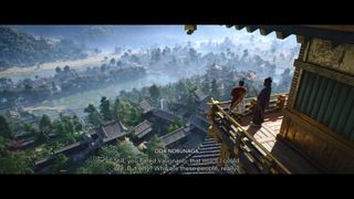 Yasuke and Oda Nobunaga look across Japan in Assassin's Creed Shadows