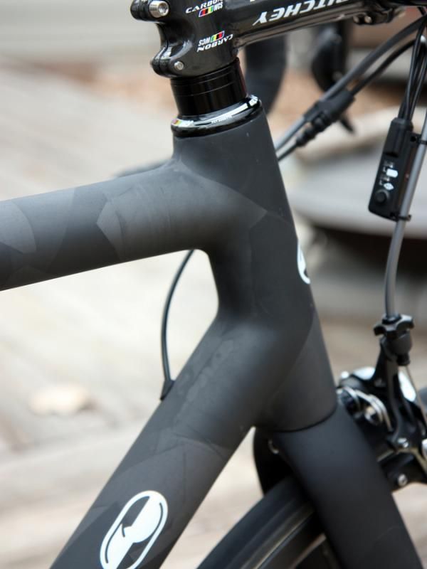 Nick Crumpton uses tube-to-tube construction for his frames but you'd hardly guess from the impeccable finish quality.