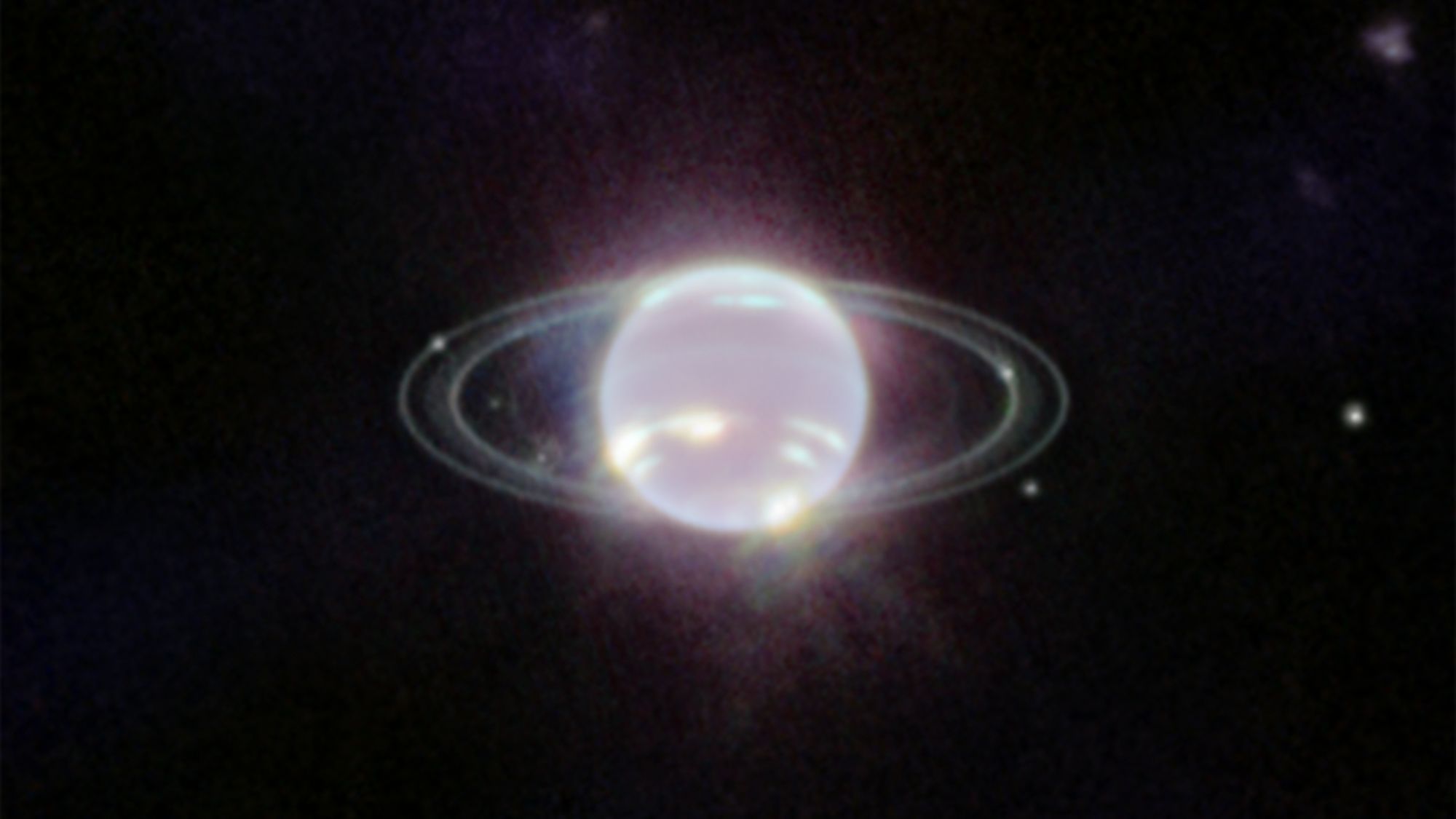 A glowing orb with rings around it.