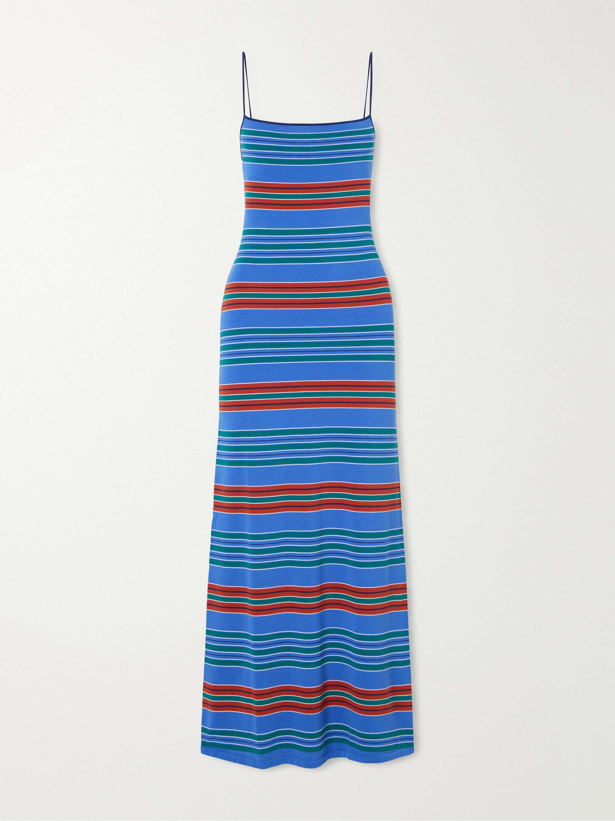 Lucy Striped Cotton-Blend Maxi Dress