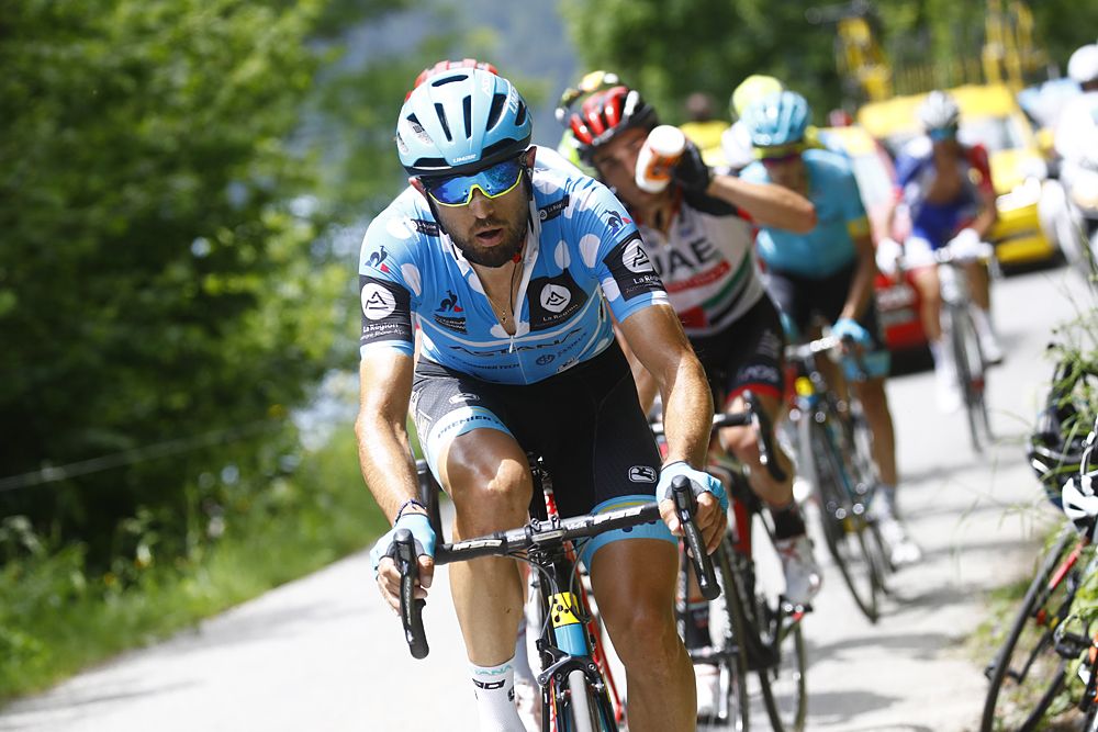 Mountain leader Dario Cataldo (Astana Pro Team)