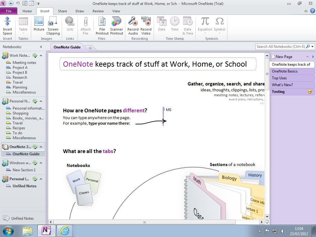 Microsoft OneNote for Android and iOS
