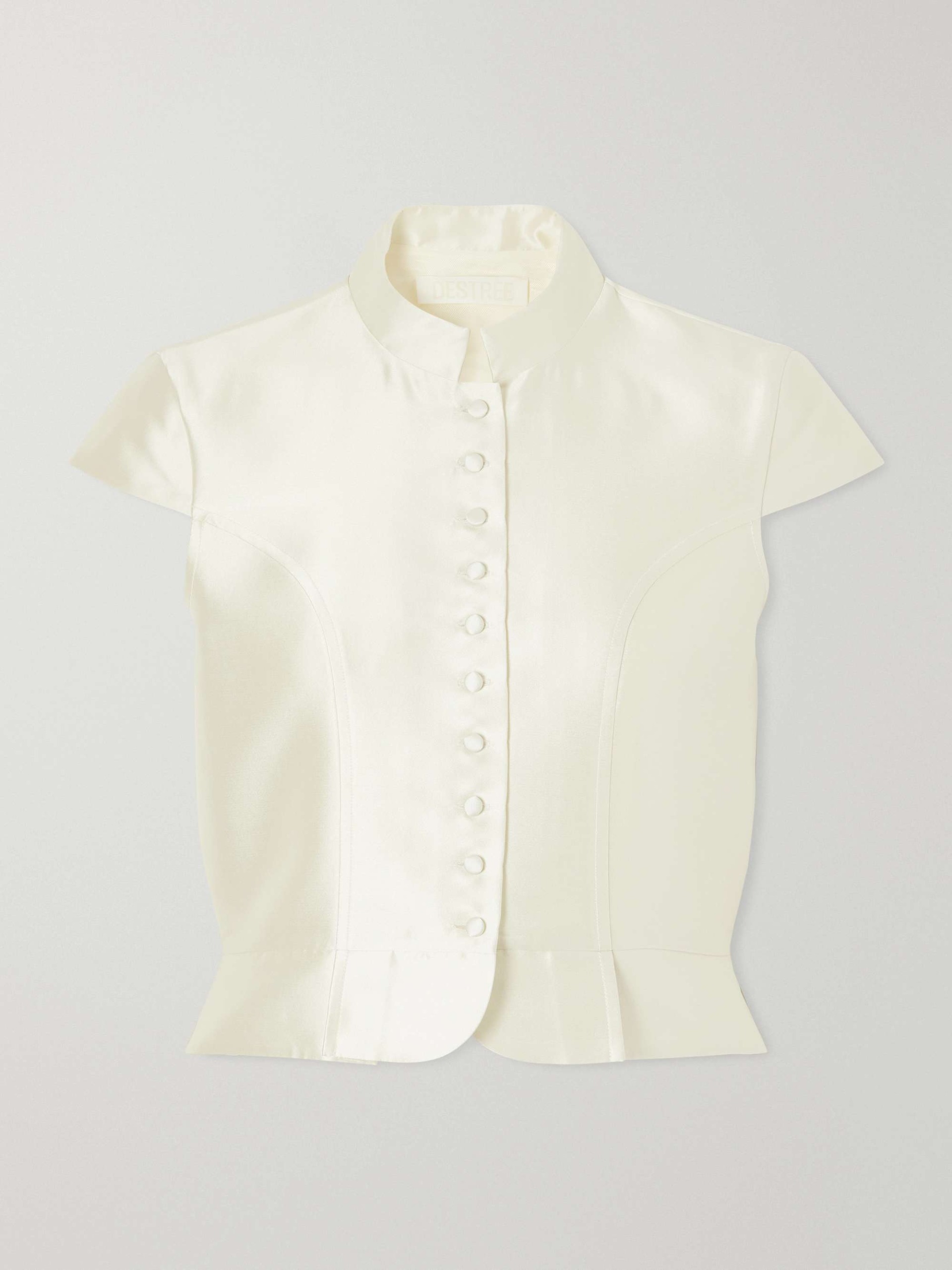 Amoako Summer Satin Blouse