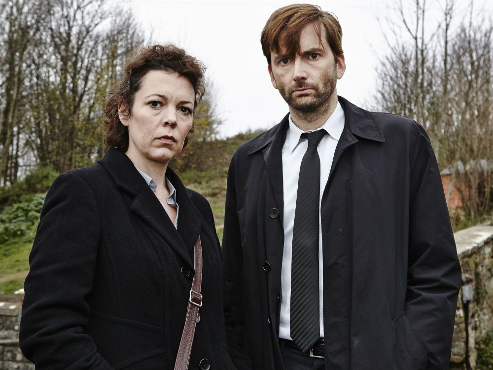 Olivia Colman and David Tennant in Broadchurch