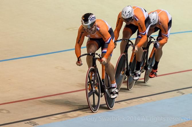 The Netherlands in the sprint qualifying round