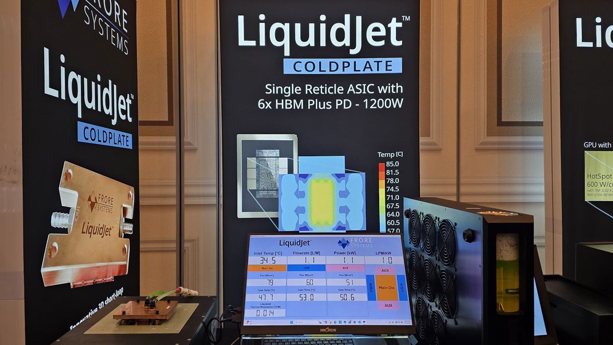 Frore Systems CES 2026 AirJet and LiquidJet live demo
