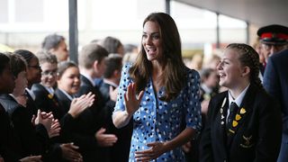 Kate Middleton visits school