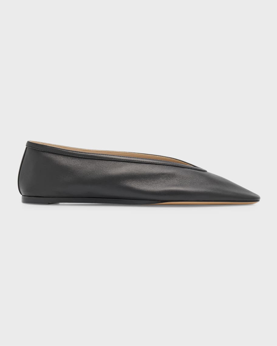 Luna Calfskin Ballerina Flats