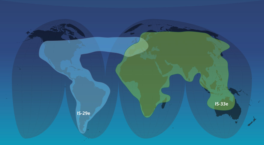 Intelsat 29e captures the North Atlantic route