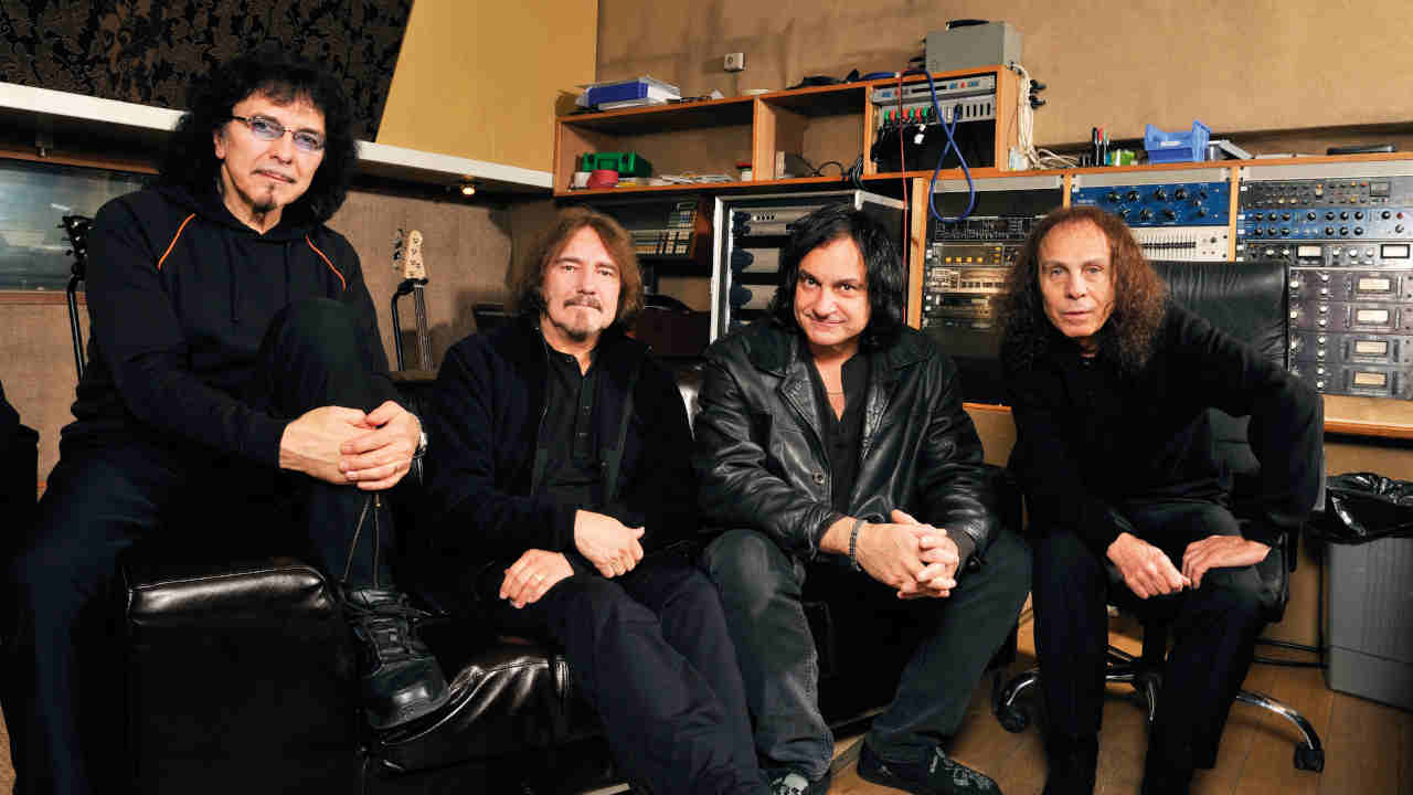 Heaven &amp;amp; Hell posing for a photograph in the 2000s