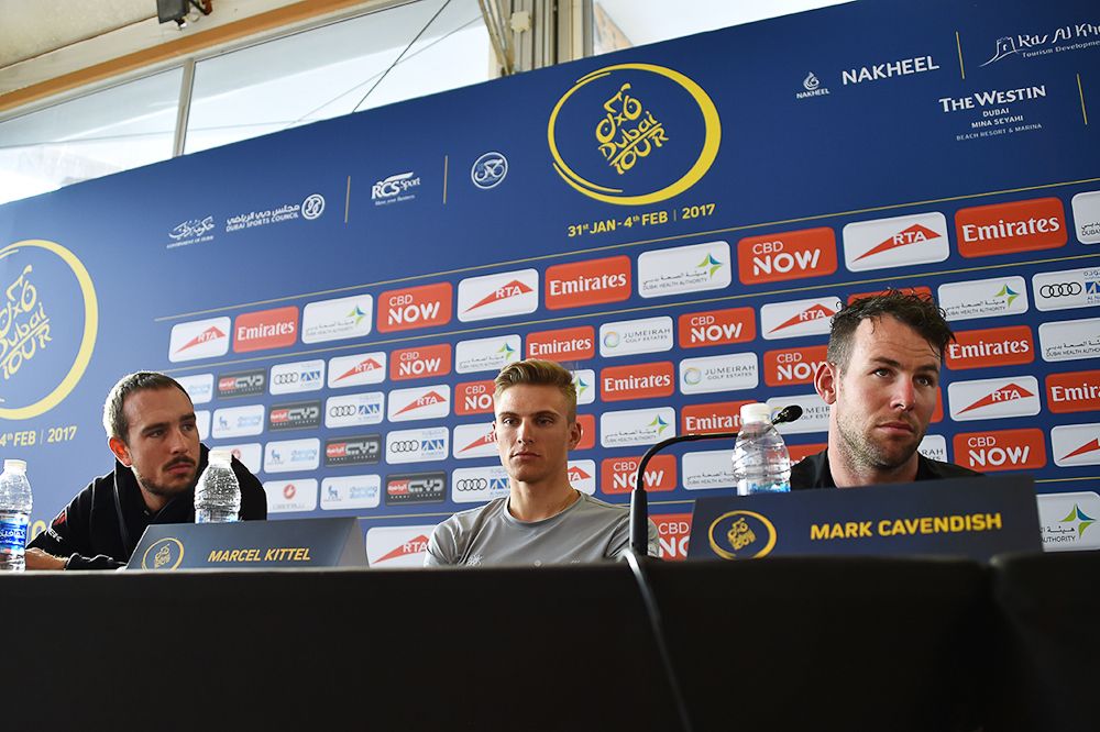 John Degenkolb, Marcel Kittel and Mark Cavendish