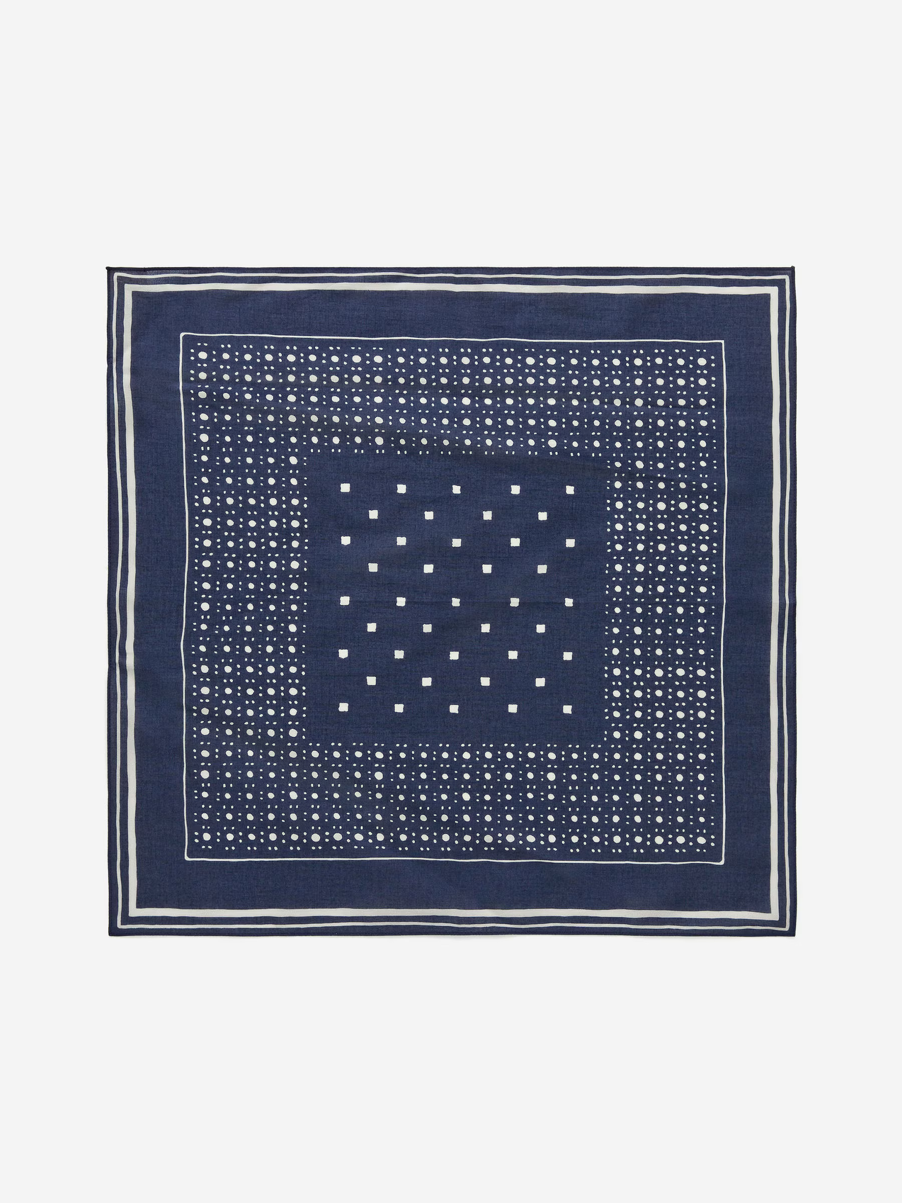 Printed scarf - blue - women - Arket GB