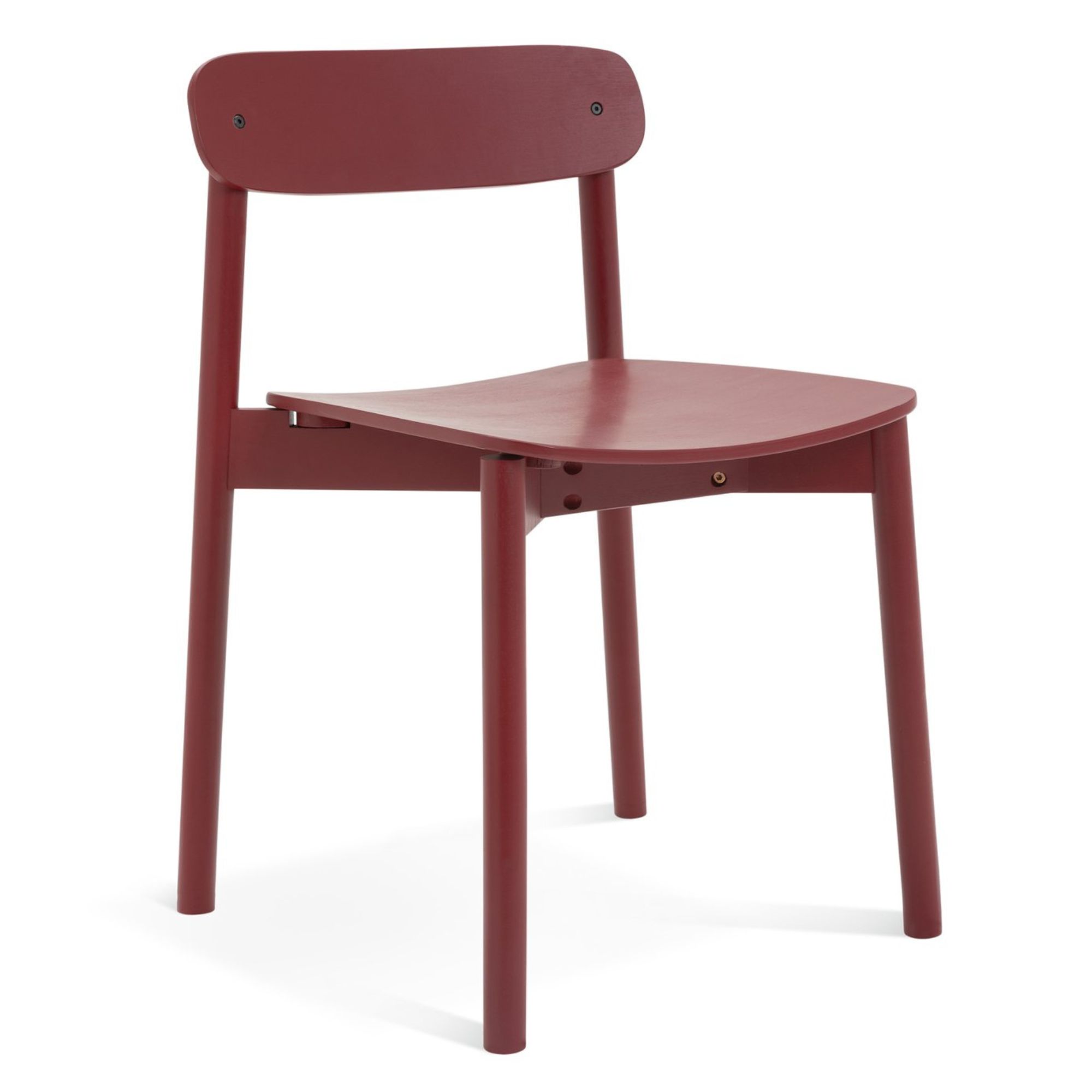 Habitat, Nina Solid Birch Dining Chair in Red