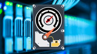 A disk in a data center