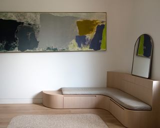 Canvas House interior with sofa