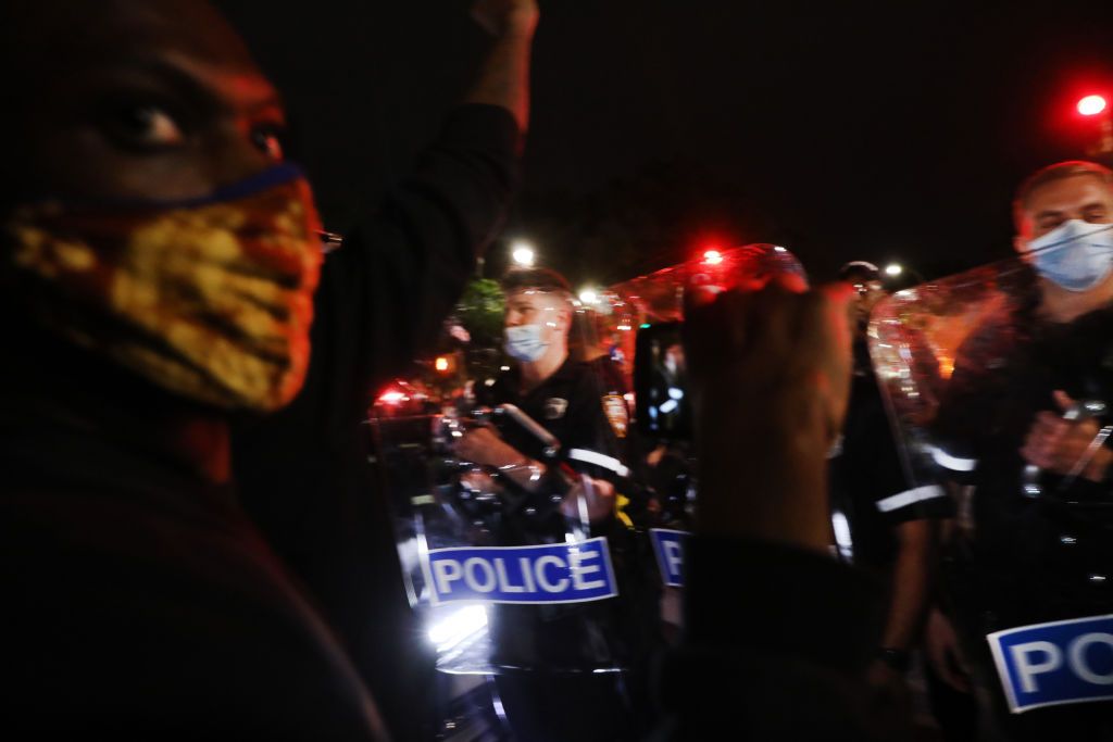 Protest in Brooklyn.