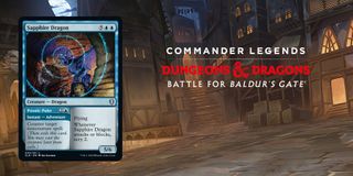 Commander Legends: Battle for Baldur's Gate Sapphire Dragon