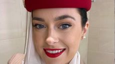 Irish flight attendant Tori Towey