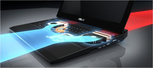 Asus G73jh Gaming Notebook Keeps Things Cool With Stealth Bomber Aesthetics Laptop Mag