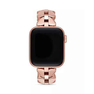 Kate Spade New York Apple Watch bracelet against a white background