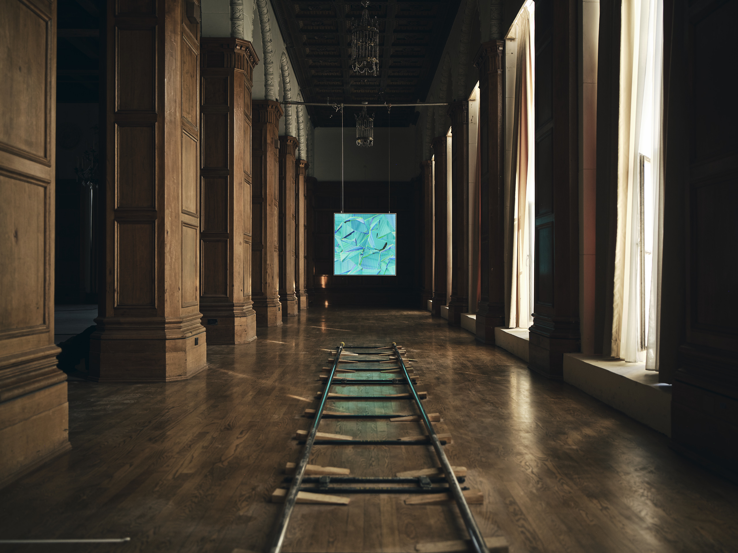 The Layer Canvas, showing 'Untitled' by Casey Reas