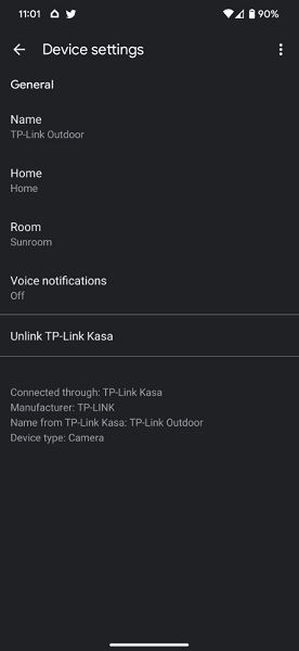 Google Home app now has expanded its support to include more TP-Link Kasa cameras.